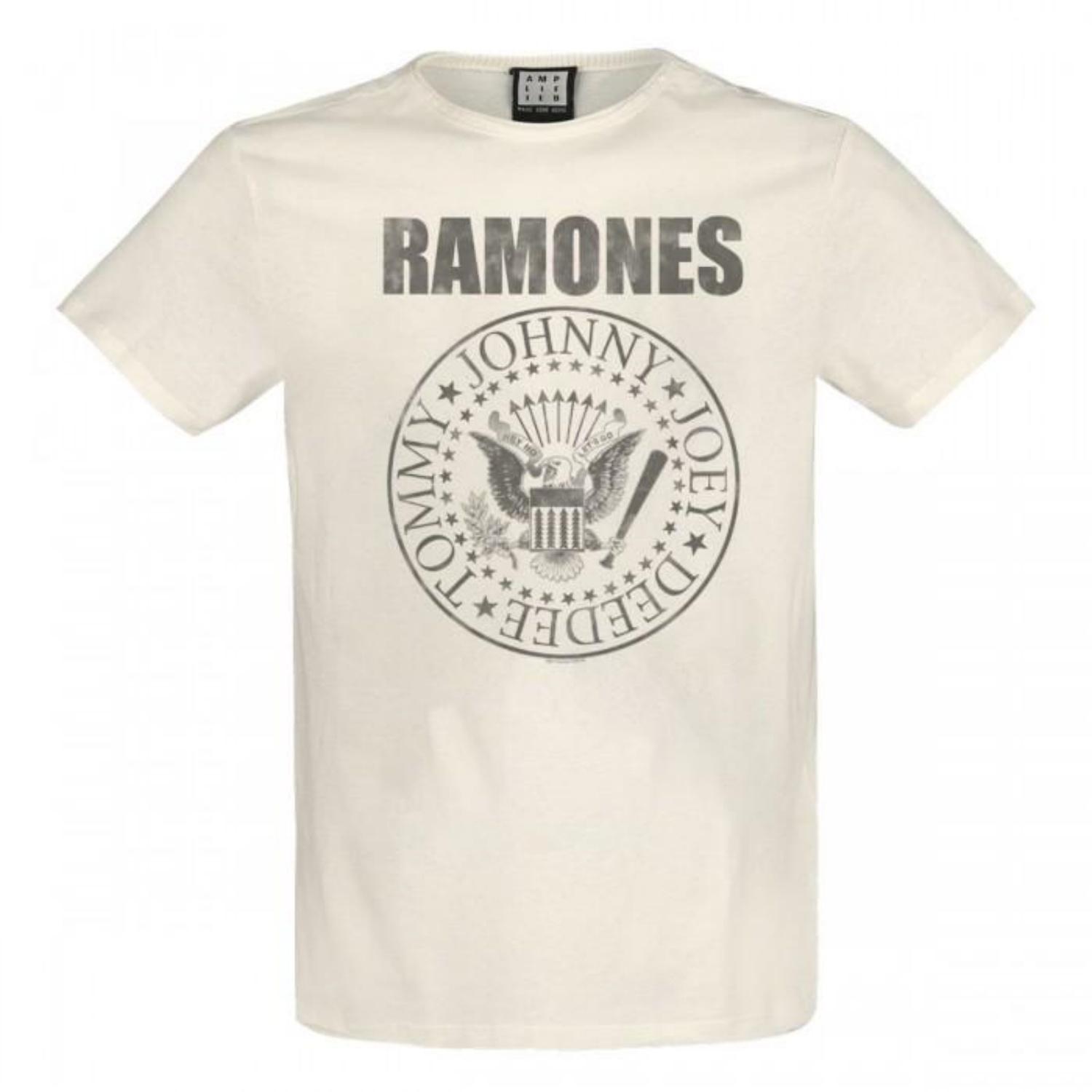 Amplified Unisex Adult Vintage Shield Ramones T-Shirt S чёрный