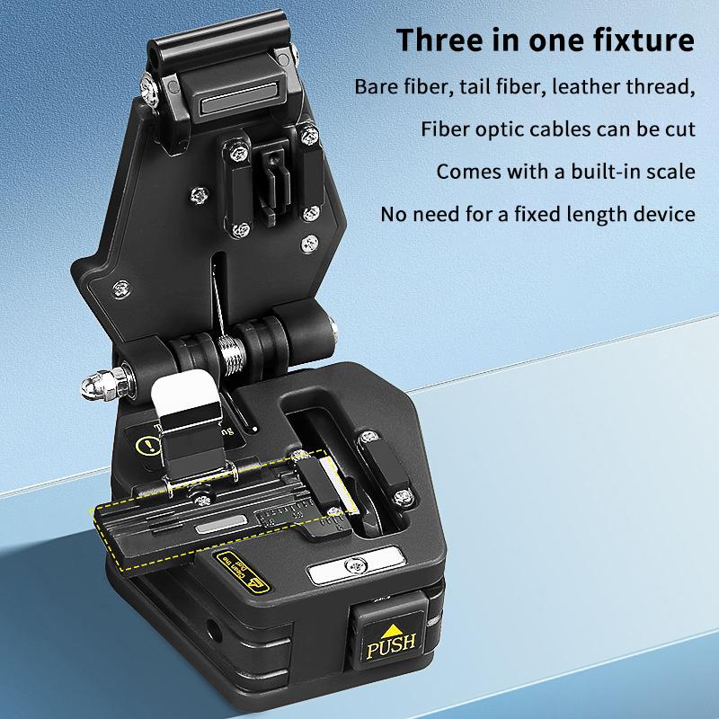 Fiber Cleave Aua-6C Cable Cutting Knife Fttt Fiber Optic Knife Tools Cutter Optical High Precision Cleaver Tool 16 Point Blade