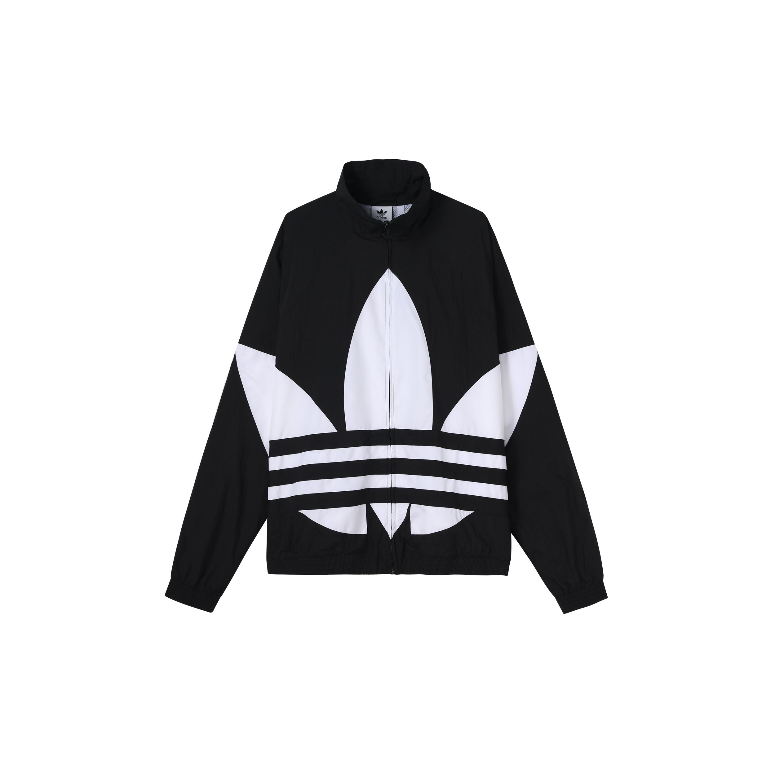 adidas Originals Big Trefoil Track Top Black White FM9892 S