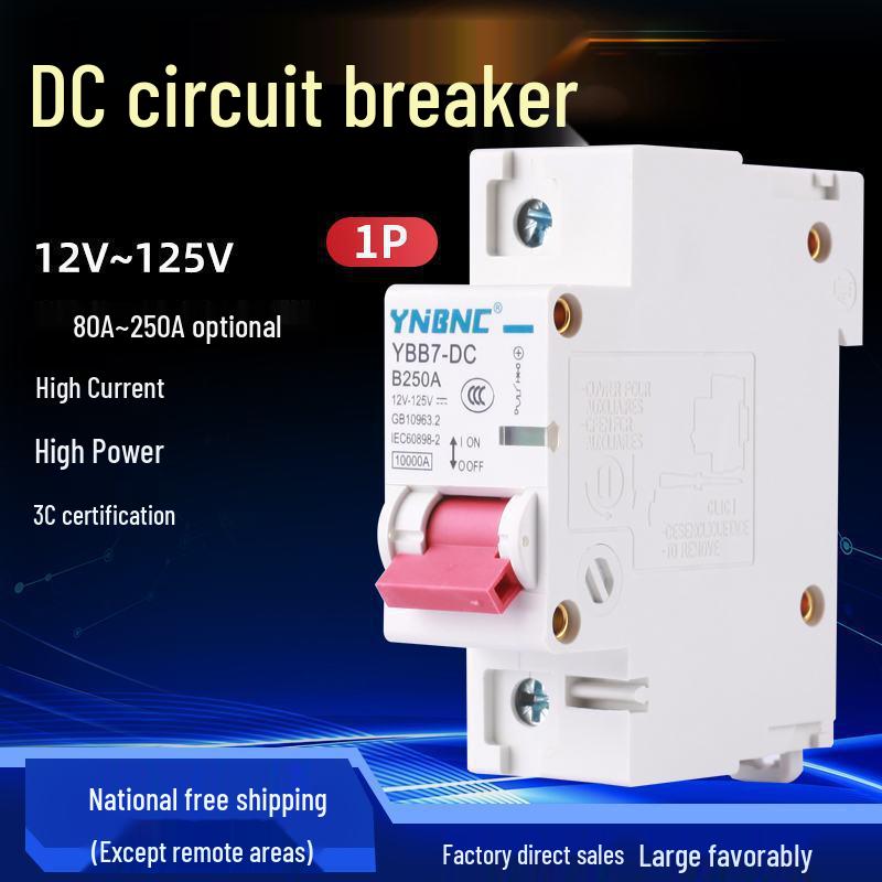 

Electric Vehicle Circuit Breaker Power Switch 63A Single Pole
