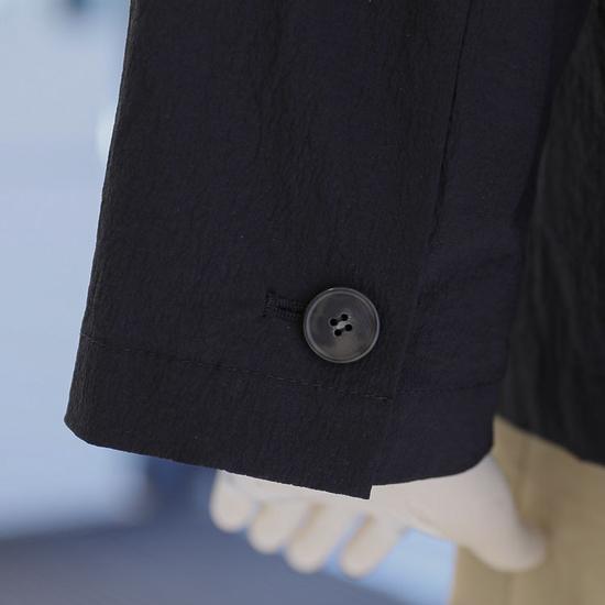 Loose Fit Double Button Single Jacket (E253MSF101)