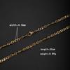 Elegant Minimalist Stainless Steel Figure-Eight Necklace - Bright Texture, Versatile Layering Chain