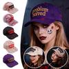 Baseball Hat Halloween Print Bloodstained Print Hat Halloween Party Costume Accessory Dark Blood Stain Print Baseball