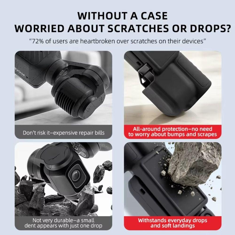 Silikon-Schutzhülle Kratzfester Bildschirmschutz für DJI Osmo Pocket 4 Gimbal Kamera Zubehör