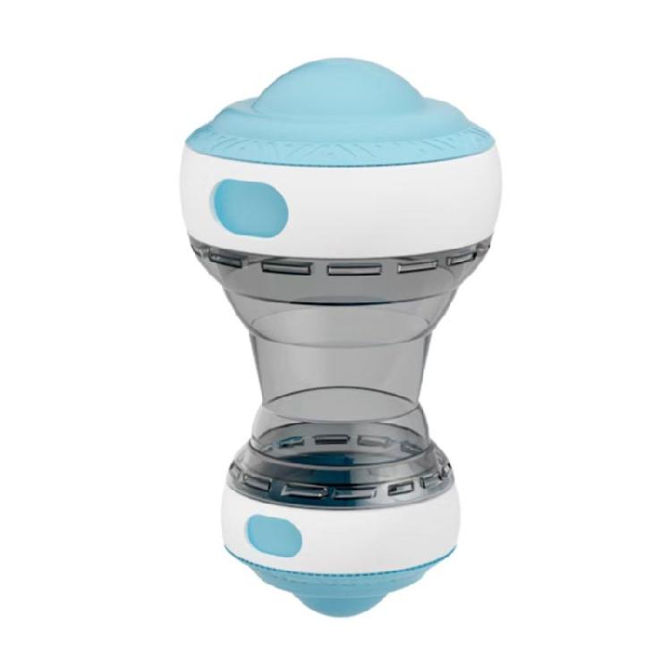 

Rolling Food Feeder Puzzle Ball with Treat Dispenser for Slow Feeding Entertainment Stress Reduce Pet Interaction Toy синій