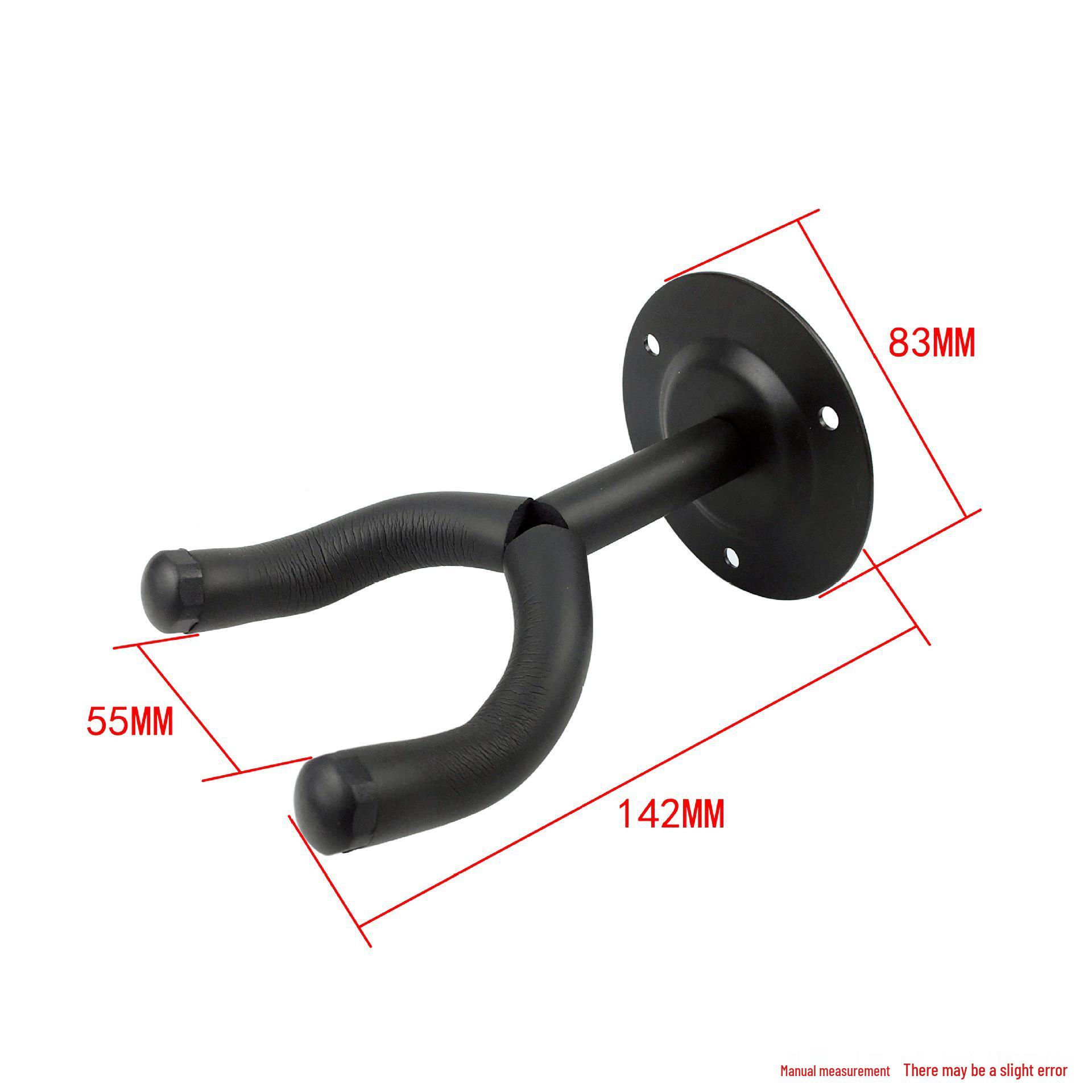 Round Wall-Mount Guitar & Ukulele Hanger чёрный