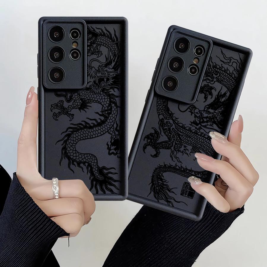 Cool C-Chineses Dragon Phone Cover Case for Samsung Galaxy S26 Ultra S20FE S24 Plus S23 FE S22 S21 S24Ultra S25 S25 Edge