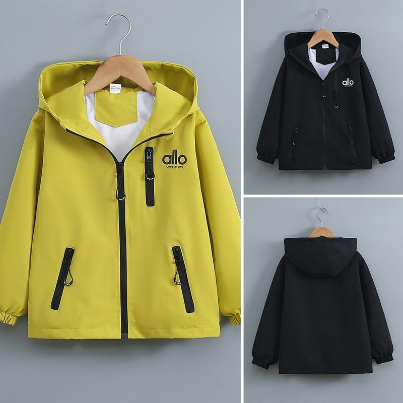 Boys Kids Windproof Outdoor Windbreaker Jacket Children Casual Outerwear Top