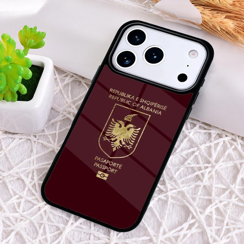 Albania Albanians Flag Phone Case for iPhone 17 Air 16 15 11 12 14 13 Pro Max Shockproof Cover