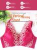Plus Size Wireless Lace Push-Up Bra Vest with Adjustable Side Gathering