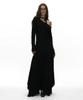 Partimento Woman Sheer Lace Tie-Neck Maxi Dress_Black