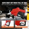 Fuel Transfer Pump, 12V DC 20 GPM 1/4 HP, Gasoline Extractor Pump with Automatic Nozzle, Discharge Hose & Suction Pipe for Gasoline, Diesel, Kerosene,