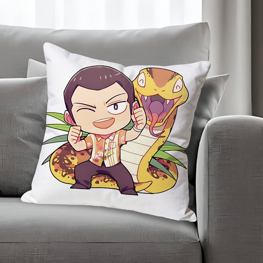 Game YYakuzas Goro Majima Various Sizes Square Pillow Case For Car Home Bedchamber Decor Custom Valentine gift
