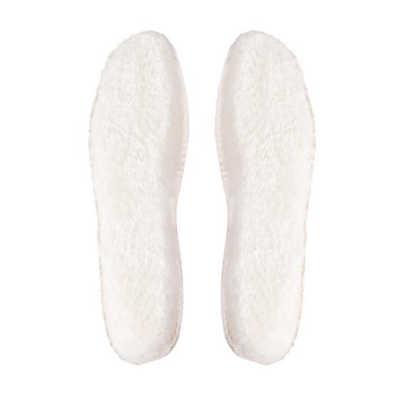 1 Pair Thick Winter Shoe Insoles Fleece Lined Anti-slip Shoe Insert Warm Cold Weather Shoe Liner Sweat-wicking Breathable Foot Cushion