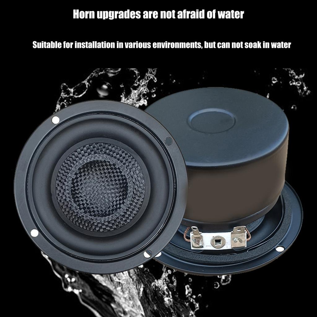 3inch Round Loudspeaker Subwoofer Speaker 6Ohm/8Ohm Rubber Side Speaker Round Speaker Amplifier For Home Theater