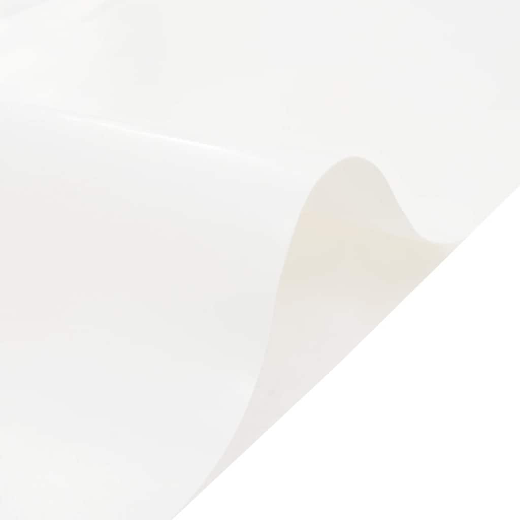 White Cover Tarpaulin 1 x 2.5 m 650 g m²