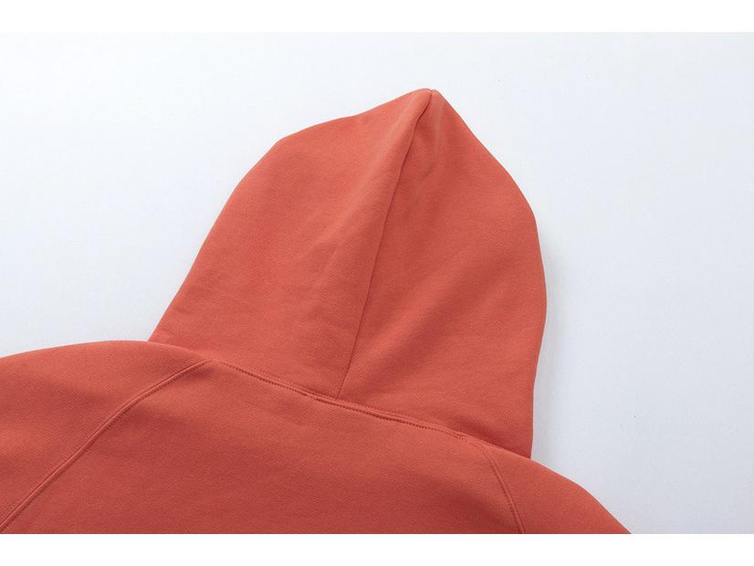 Μοντέρνο Brand Essentials Unisex Φούτερ με Γούνα και Γράμματα - Χαλαρή Εφαρμογή, Επένδυση με Βελούδο, Μακρυμάνικο Πουλόβερ