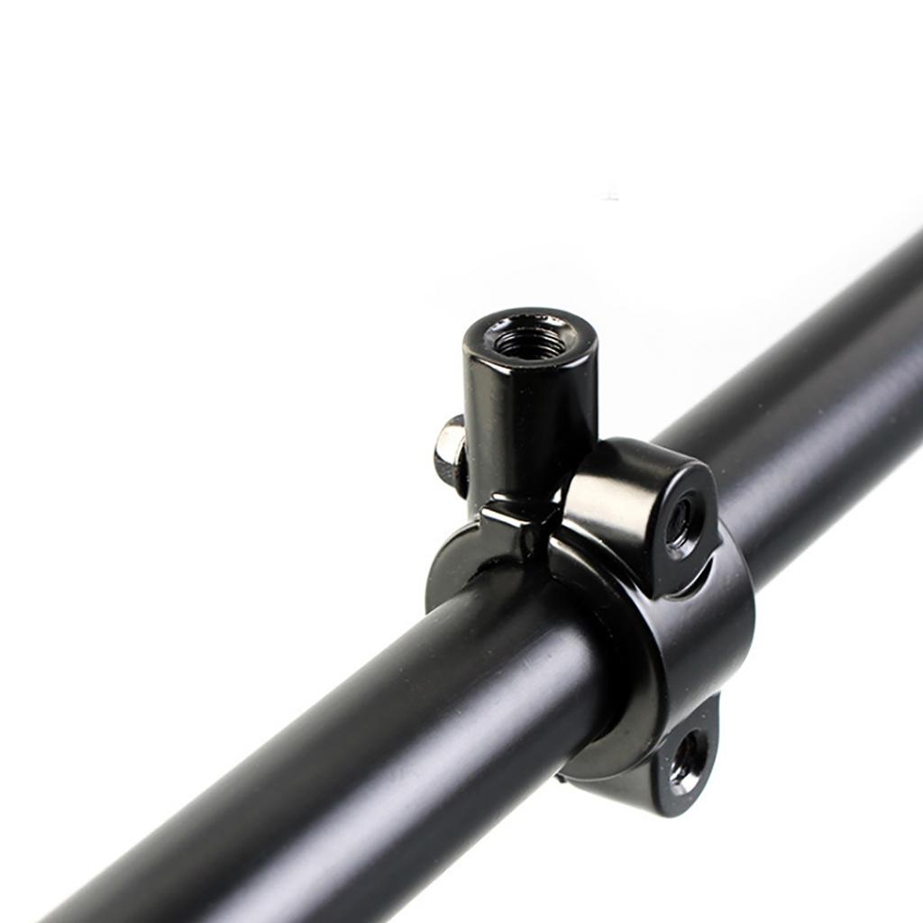 2Pcs 7/8" Handlebar Rearview Mount Holder Adapter 8mm/10mm Thread Motorcycle Handlebar Mount Holder Clamp