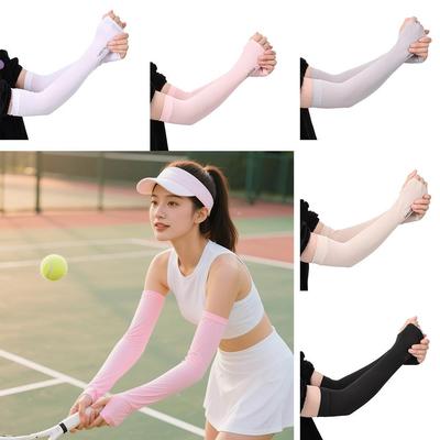 Summer Cooling Cycling Sun Protection Arm Muffs Breathable Fishing Running Sleeves