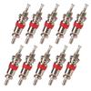 10pcs Tire Valve Core US Tire Valve Core Nickel Plated Copper Valve Stem Core