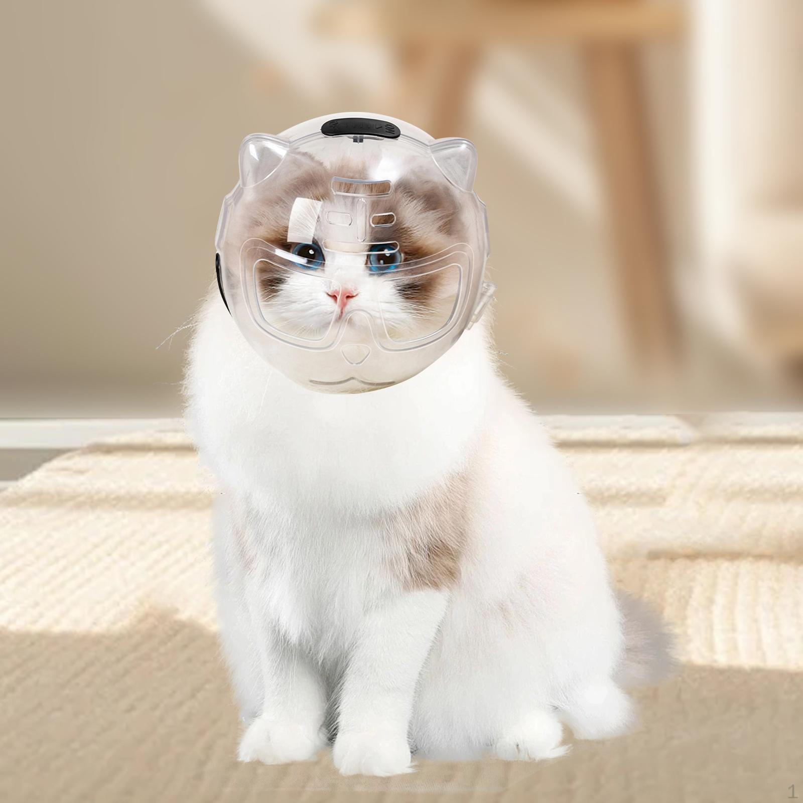 

Намордник для кошек, против укусов, маска-шар, для купания в путешествиях clear S