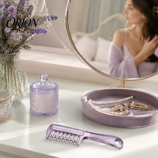Detangling Massage Scalp Brush Hair Oil Applicator Comb, with Injecting Tube & Brush, Refillable Professional Care Comb Applicator, Leak Proof
