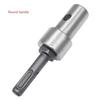 For Electric Hammer Round Hex Shank Adapter Drill Bit Adapter Silver Compact Size High-quality Materials Silver Color