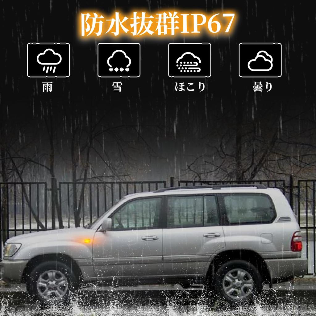 GemPro Land Cruiser 80 Series LED Side Marker for Toyota Land Cruiser 100 Sequential