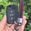 For VW Golf 7 GTI POLO T-Cross T-Roc Touran Tiguan Skoda Octavia Rapid Kodiaq Fabia Seat Ibiza Leon Ateca Arona Key Case Cover