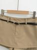 Retro Spicy Girl Belted Skirt Pants - Anti-Exposure A-line Mini for Women