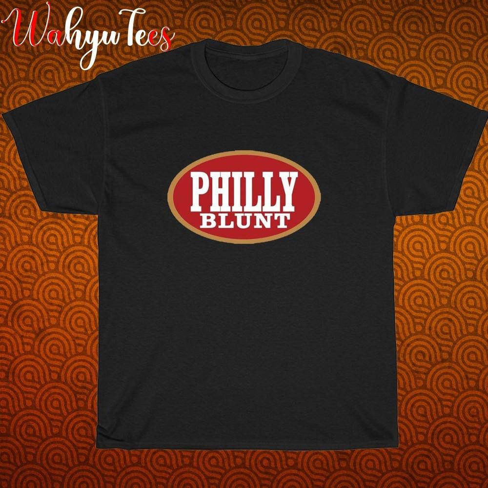

Philly Blunt Logo Black Grey Navy White Size S-5XL Unisex T-Shirt 4XL