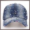 One Limitation Denim Star Night Sky Distressed Outdoor and CP273 Cap, Design, Style, Men's Women's, (Blue)