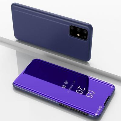 Flip Case Stand - Samsung - Galaxy S20+ - Shockproof - Mirror - Purple