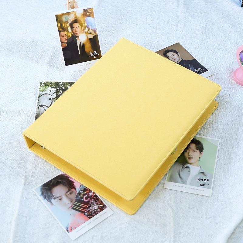 A4 Star-Chasing Gradient Photo Album: Nine-Square Card Book for Polaroids, Postcards & Idol Photos A5