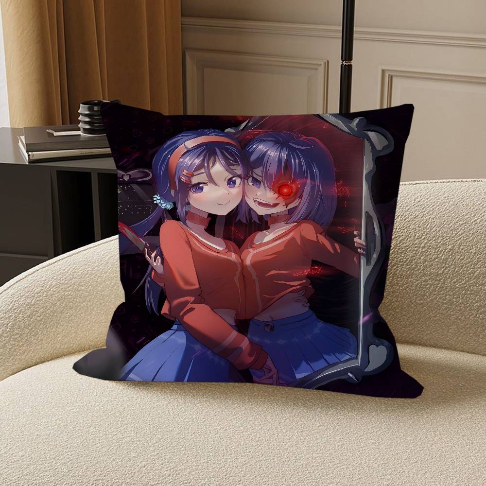Cute M-MiSide MitaS Game Pillow Anime Pillow Sofa Bed Head Pillow Cover Cushion Cover 45x45 Cm Fashion