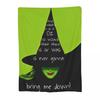Epic Musical Fantasy Film W-Wicked Flannel Blankets Funny Throw Blankets for Home Hotel Sofa