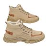 High-top men's shoes summer new tooling wind outdoor mountaineering summer velvet cotton shoes construction site Martin boots