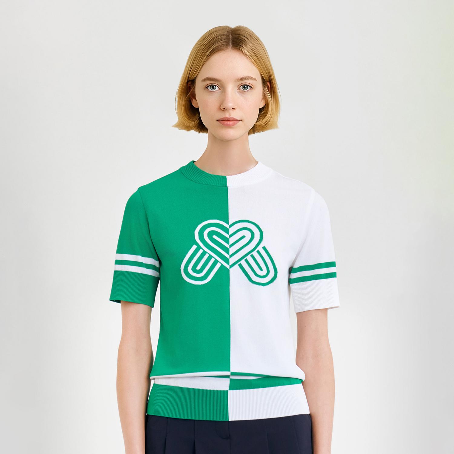 Мужской гольф Martin Half Half Round Свитер_Зеленый Green/S
