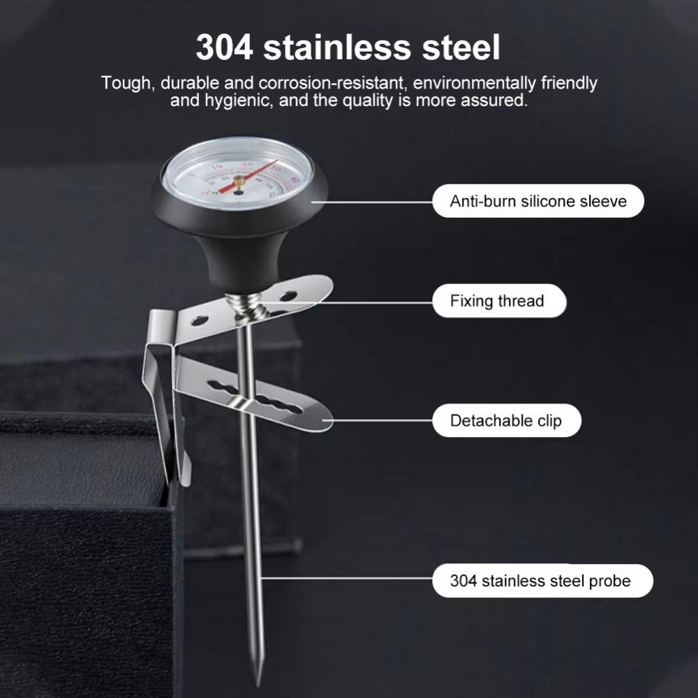 Accurate and Fast Coffee Temperature Meter Clip-on Hand Brewed Temperature Monitor  Kitchen