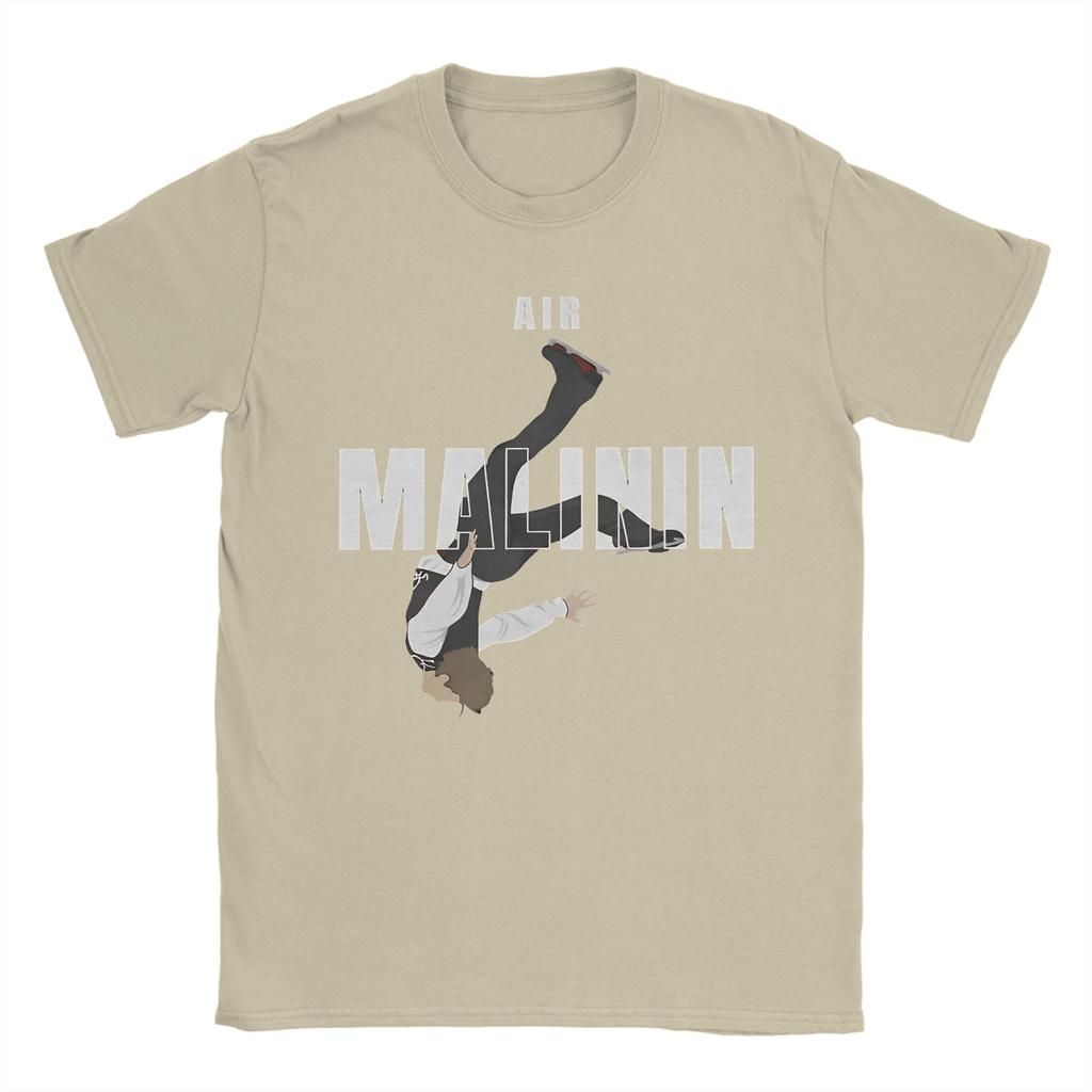 Unisex TShirt Ilia Malinin Ilia Malinin Quad Jump Vintage Pure Cotton Tees Short Sleeve T Shirts Crew Neck Clothes Original