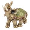 Elephant Statue Wealth Lucky Feng Shui Elephant Figurine Home Decor House Warming Present TV Cabinet Entryway