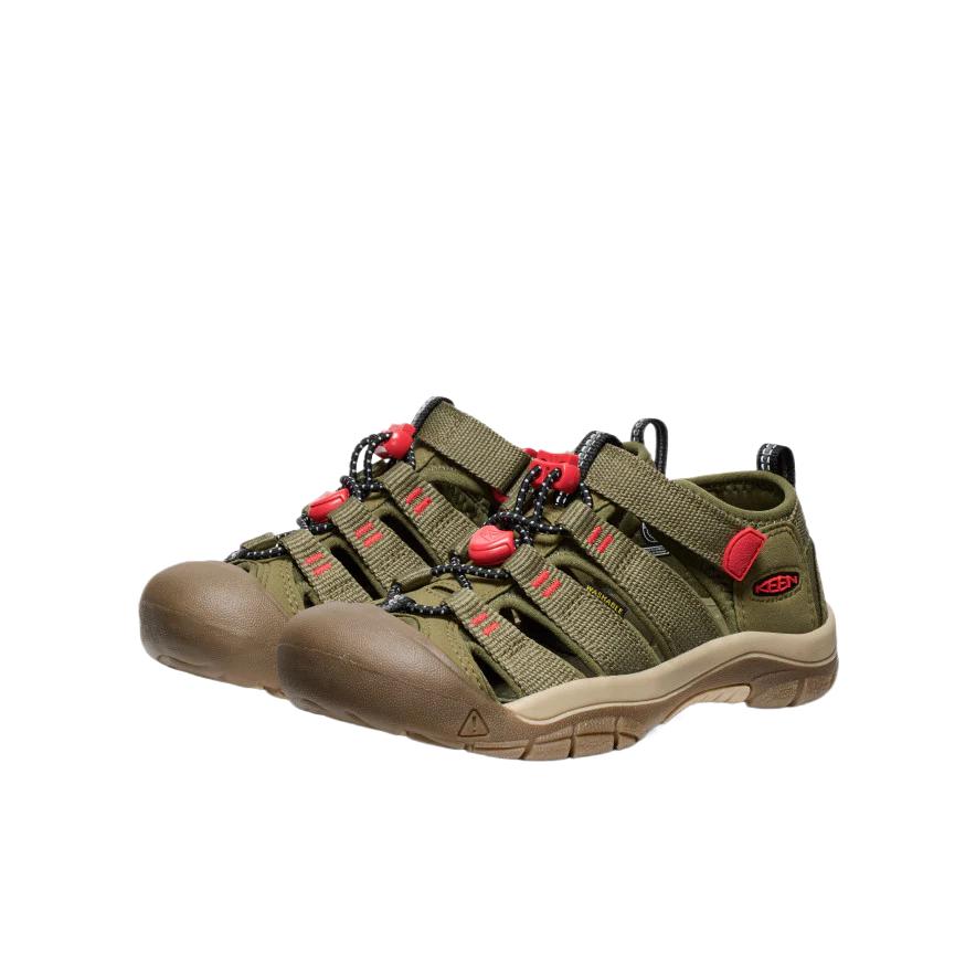 Keen Newport H2 Abrasion Resistant Low Top Children's Sandals Green Teenagers 1030795