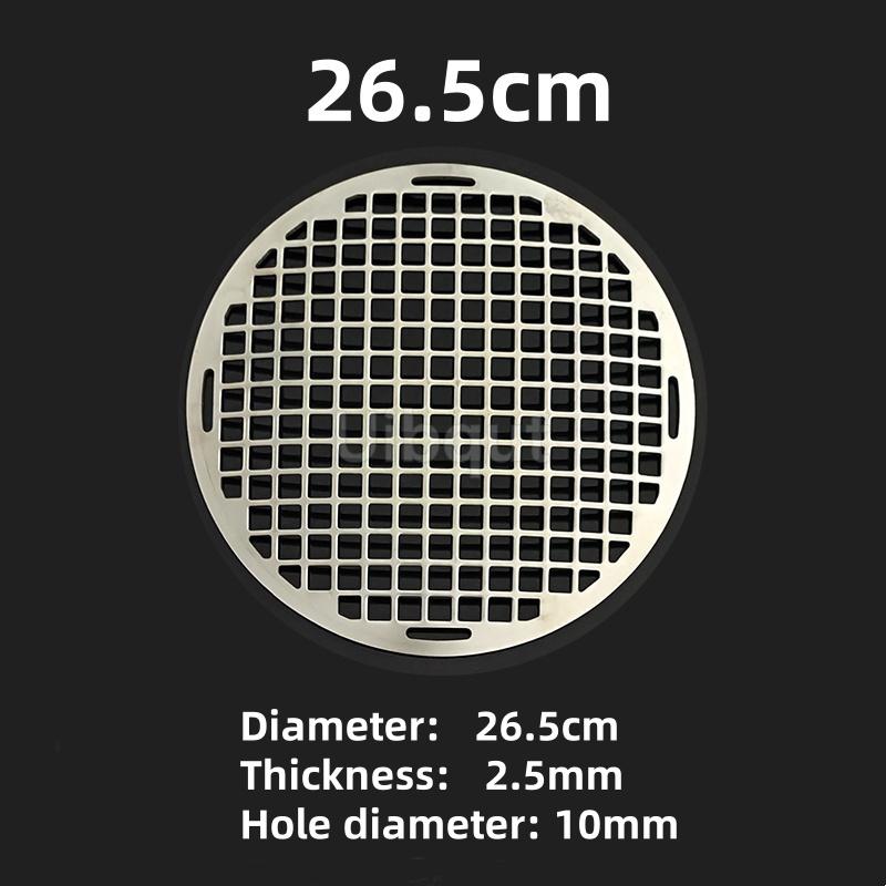 15 to 60cm smooth Barbecue Round Cooling Baking Rack 304 Stainless Steel Wire Oven Grill  Sheet Circular BBQ Net Baking Grill