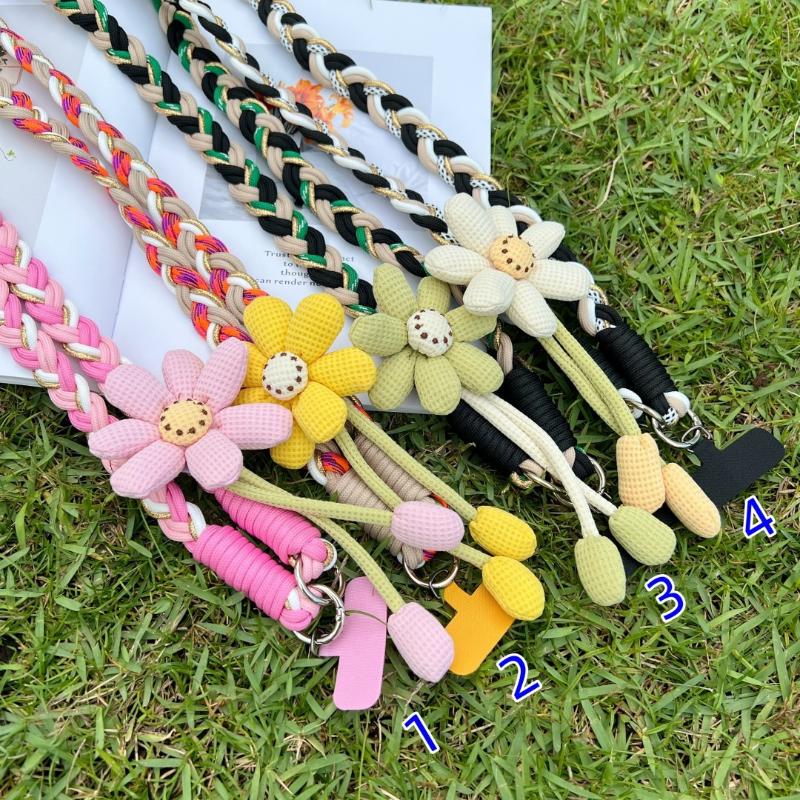 Twist Woven Sunflower Lanyard Long Crossbody Lanyard With A Variety Of Matching Ways Mobile Phone Outdoor Audio Key