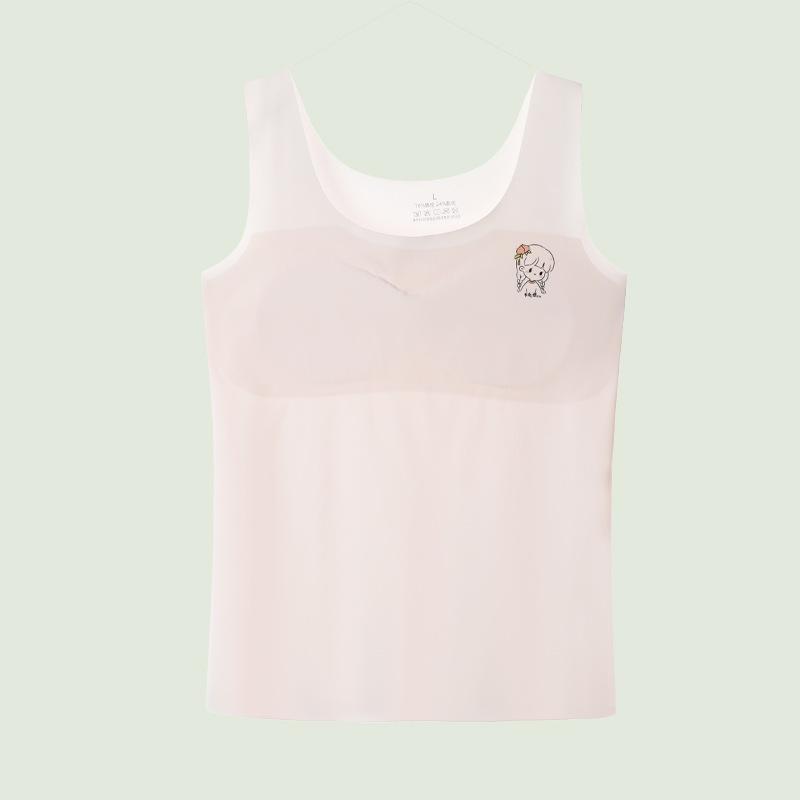 

Seamless Camisole Underwear for Girls: Anti-Nipple High School & Junior High Bra for Older Children & Adolescents M [45-70] kg