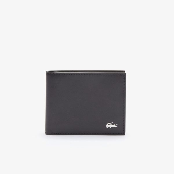 

LacoSte Men S Fitzgerald Wallet Nh1407f56g black (000)