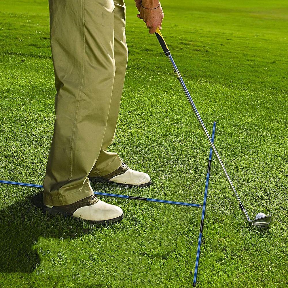 Postures Corrector Golf Alignment Stick Collapsible Golf Swing Training Tool For Golfer