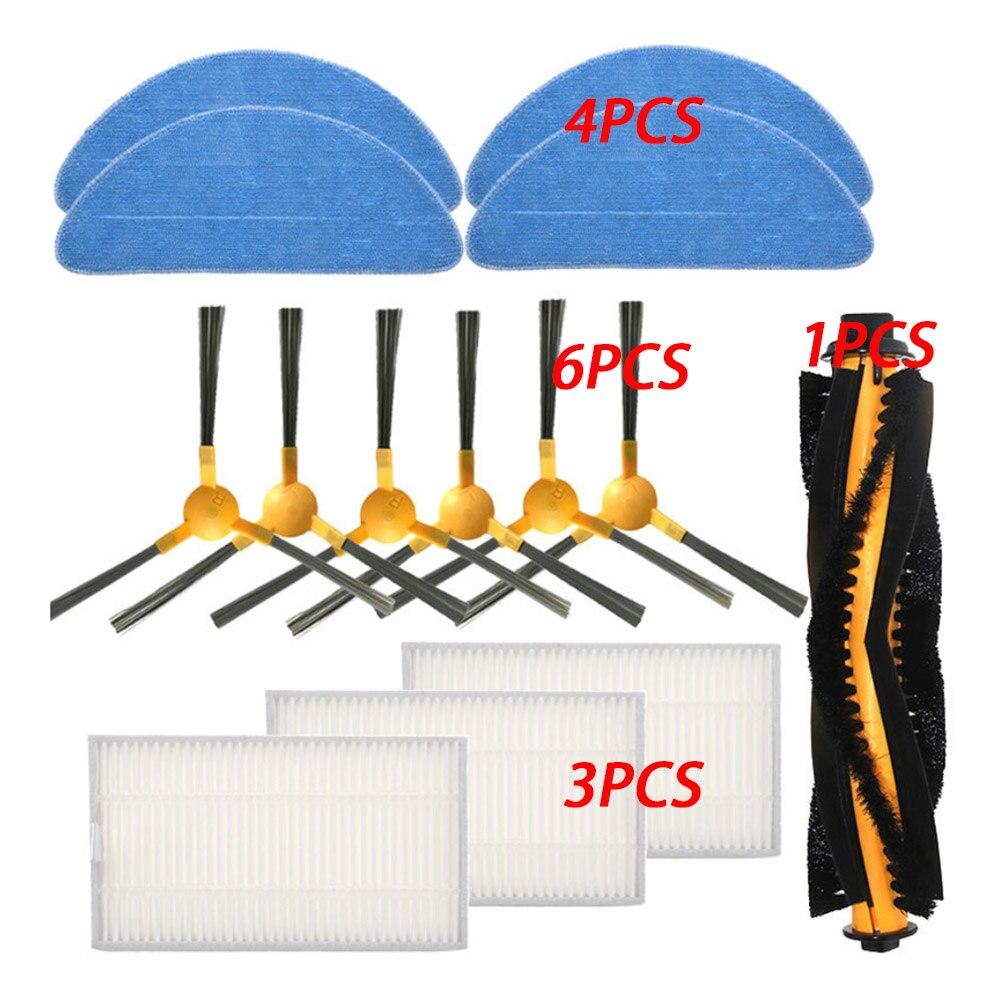 Main Brush Mop Cloths HEPA Filter Side Brush For LIECTROUX C30B for Proscenic 800T 820S Vacuum Cleaner Parts Mop Pad