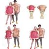 Halloween Couples Food Costume Set With Composite Fabric For Stage Performance