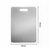 Stainless Steel Non-slip Thick Cutting Board - Large, Anti-mold, Needle Design for Household Use